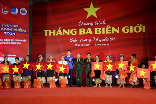 “Tháng Ba biên giới” thể hiện tinh thần thanh niên xung kích vì cộng đồng