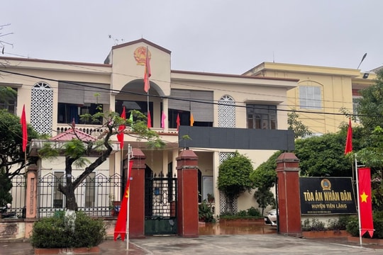 TAND huyện Tiên Lãng: Phấn đấu hoàn thành vượt mức các chỉ tiêu thi đua