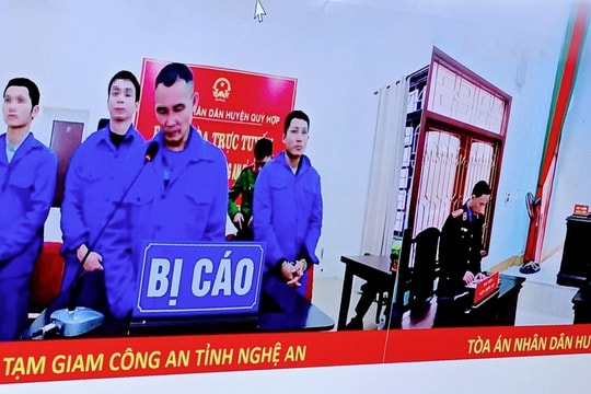 Xét xử trực tuyến vụ án Tàng trữ trái phép chất ma túy