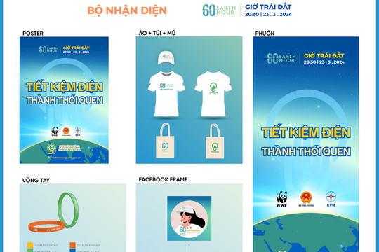 Hưởng ứng Giờ Trái đất 2024: Tiết kiệm điện - Thành thói quen