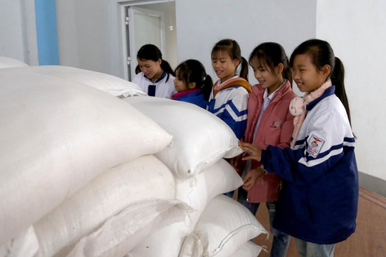 Cấp hơn 34.100 tấn gạo hỗ trợ học sinh 41 tỉnh