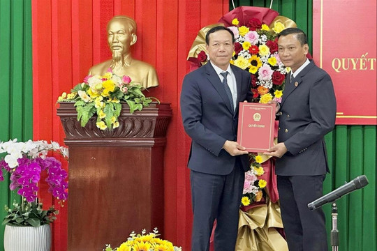 Ông Trần Văn Lực được bổ nhiệm làm Phó Chánh án TAND tỉnh Trà Vinh