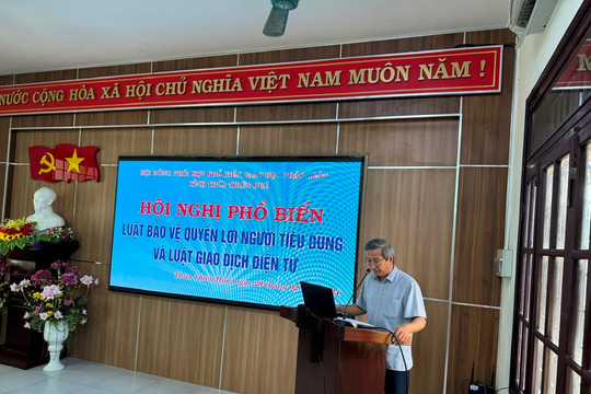 Hội nghị phổ biến Luật Bảo vệ quyền lợi người tiêu dùng và Luật Giao dịch điện tử