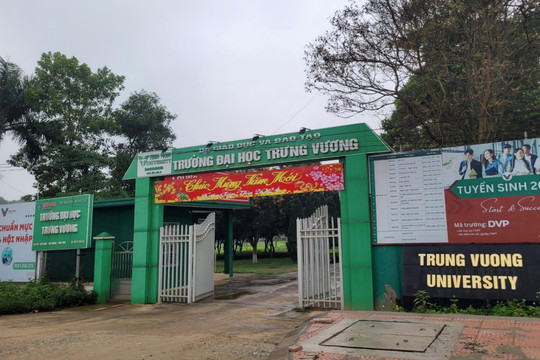 Đại học Trưng Vương có gì mà vi phạm tuyển sinh vượt 700% chỉ tiêu?