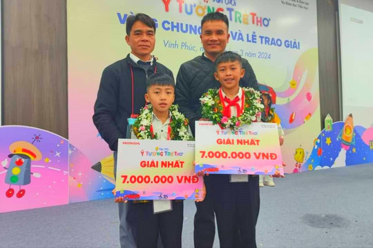 Nghệ An giành 2 giải nhất Sân chơi Ý tưởng trẻ thơ cấp quốc gia