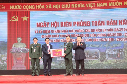 Ngày hội Biên phòng toàn dân tại Khu du kích Ba Sơn