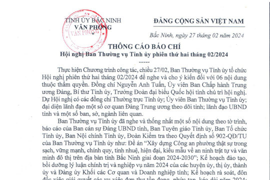 Bắc Ninh cảnh cáo Bí thư Huyện ủy Lương Tài