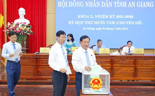 An Giang: Bãi nhiệm Chủ tịch, Phó Chủ tịch UBND tỉnh