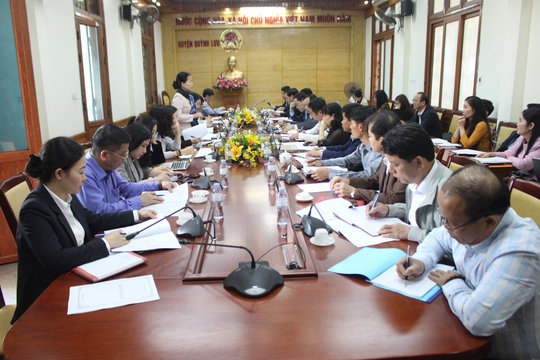 Ủy ban Xã hội của Quốc hội làm việc với huyện Quỳnh Lưu về bình đẳng giới