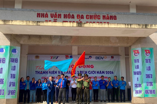 Tuổi trẻ Công an tỉnh Thừa Thiên Huế cùng chương trình “Tháng 3 biên giới” năm 2024