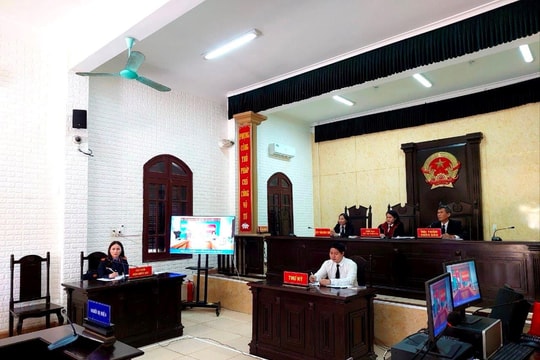 TAND tỉnh Quảng Bình xét xử trực tuyến vụ án hành chính
