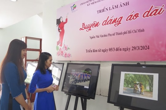 TPHCM: Triển lãm nghệ thuật 'Áo dài – niềm tự hào của người Việt'