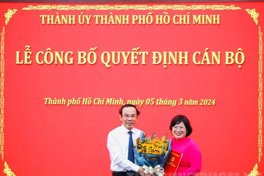 TPHCM có tân Trưởng Ban Tổ chức Thành ủy