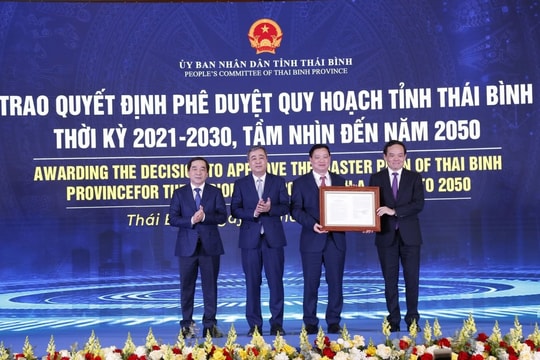 Công bố Quy hoạch tỉnh Thái Bình: Mở ra không gian phát triển mới thông qua hoạt động 'lấn biển'