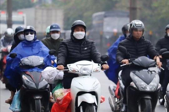 Bắc Bộ và Bắc Trung Bộ trời chuyển rét và có mưa
