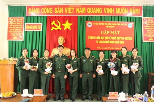 Phụ nữ Bộ đội Biên phòng tỉnh Đắk Lắk triển khai nhiều việc làm giúp Nhân dân biên giới