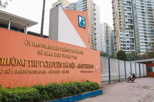 Đề xuất giữ ổn định tuyển sinh lớp 6 trường THPT chuyên Hà Nội - Amsterdam