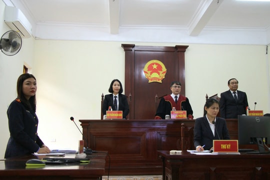 TAND huyện An Dương xét xử trực tuyến 5 vụ án ma túy