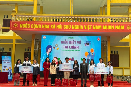 Gần 1800 học sinh trung học tham gia cuộc thi Hiểu biết về tài chính