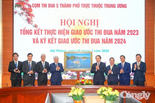 5 thành phố trực thuộc Trung ương ký giao ước thi đua 2024