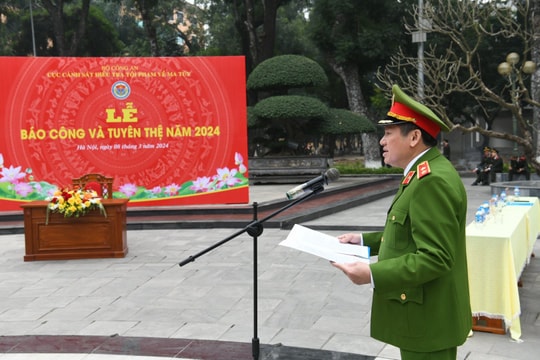 CO4 thề đấu tranh không khoan nhượng với tội phạm ma tuý