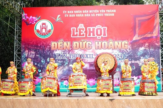 Khai hội đền Đức Hoàng năm 2024