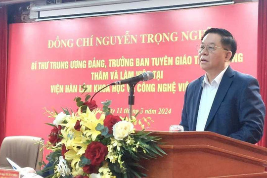 Chú trọng ươm mầm, xây dựng nguồn lực khoa học công nghệ