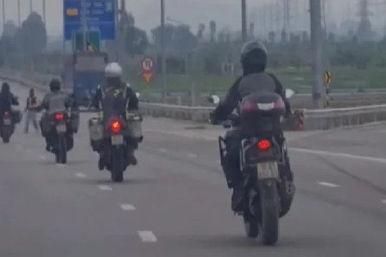 Truy tìm đoàn xe mô tô phân khối lớn trên cao tốc Nghi Sơn - Diễn Châu