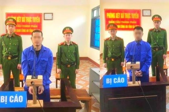 TAND huyện Can Lộc xét xử trực tuyến 2 vụ án hình sự