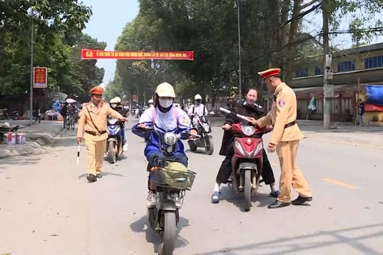 Xử lý nghiêm thanh thiếu niên, học sinh vi phạm giao thông