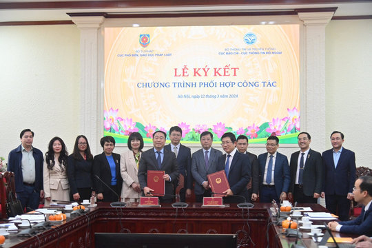 Tăng cường phối hợp công tác phổ biến, giáo dục pháp luật cho người dân