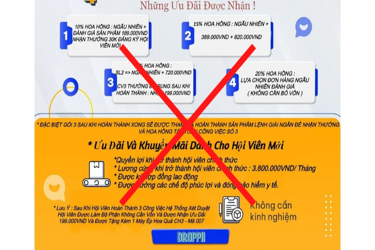 Nhận diện chiêu thức lừa đảo từ mô hình kinh doanh thương mại điện tử