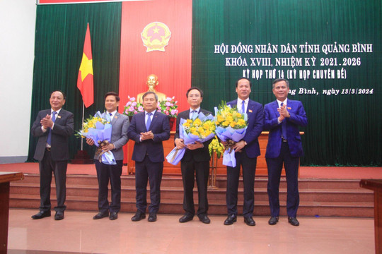 Quảng Bình bầu bổ sung Phó Chủ tịch HĐND tỉnh và Phó Chủ tịch UBND tỉnh