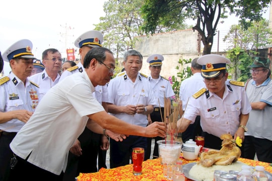 Tưởng niệm 36 năm ngày hy sinh của các Anh hùng liệt sĩ tại đảo Gạc Ma