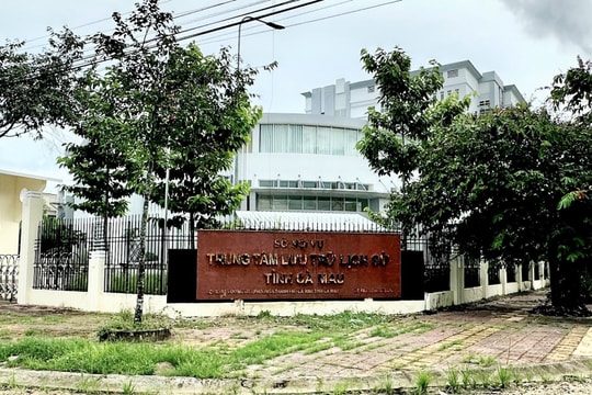 Kỷ luật cảnh cáo Giám đốc Trung tâm lưu trữ lịch sử tỉnh Cà Mau