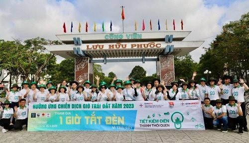 Cần Thơ tích cực hưởng ứng Chiến dịch Giờ Trái đất năm 2024