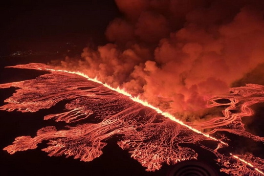 Núi lửa Iceland phun trào lần thứ tư trong vòng ba tháng