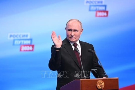 Tổng Bí thư Nguyễn Phú Trọng chúc mừng ông Putin tái đắc cử Tổng thống Nga