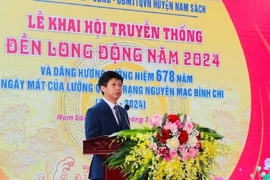 Tưởng niệm ngày mất của Trạng nguyên Mạc Đĩnh Chi và khai hội đền Long Động