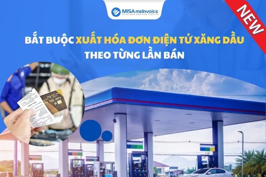Quản lý, sử dụng hóa đơn điện tử đối với việc bán lẻ xăng dầu