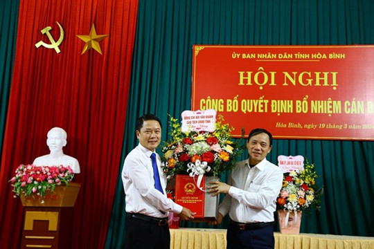 Bổ nhiệm ông Bùi Ngọc Đại làm Phó Giám đốc Sở Nội vụ tỉnh Hòa Bình