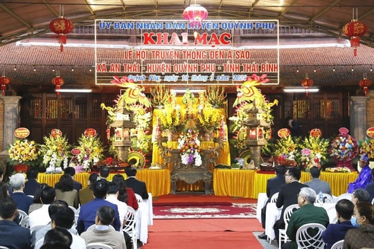 Khai hội truyền thống đền A Sào