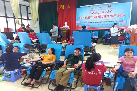 Ngày hội hiến máu tình nguyện: “Một giọt máu cho đi, một cuộc đời ở lại”