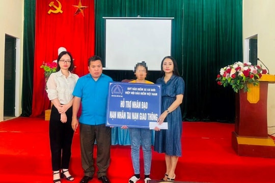 Quỹ bảo hiểm xe cơ giới hỗ trợ nhân đạo nạn nhân vụ tai nạn ở Tuyên Quang