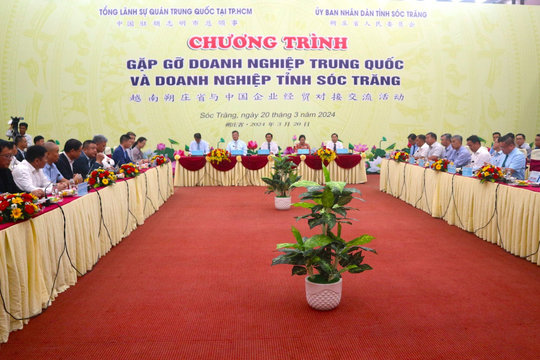 Hơn 50 doanh nghiệp Trung Quốc tìm hiểu đầu tư vào tỉnh Sóc Trăng