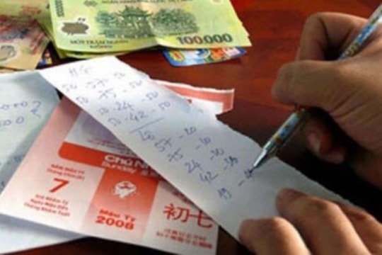 Đánh bạc bằng hình thức ghi lô đề