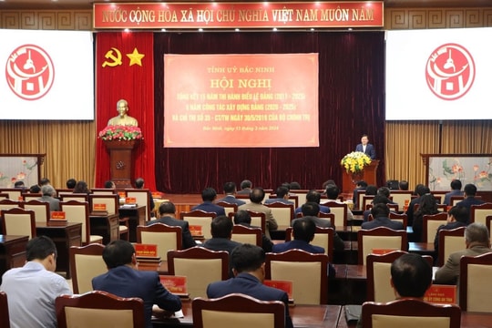 Bắc Ninh: Tổ chức hội nghị tổng kết 5 năm công tác xây dựng Đảng (2020-2025)