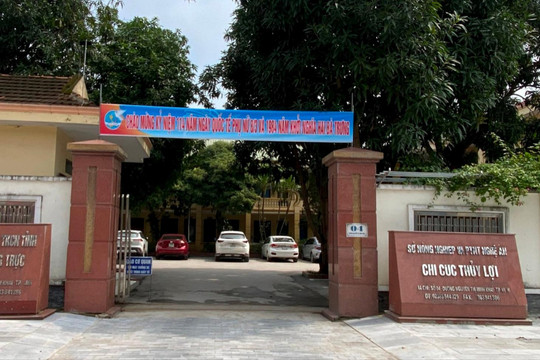 Nhiều sai phạm tại Chi cục thủy lợi Nghệ An