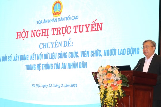 Kết nối dữ liệu công chức, viên chức, người lao động trong hệ thống TAND