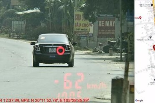 Phát hiện hàng trăm phương tiện vi phạm tốc độ